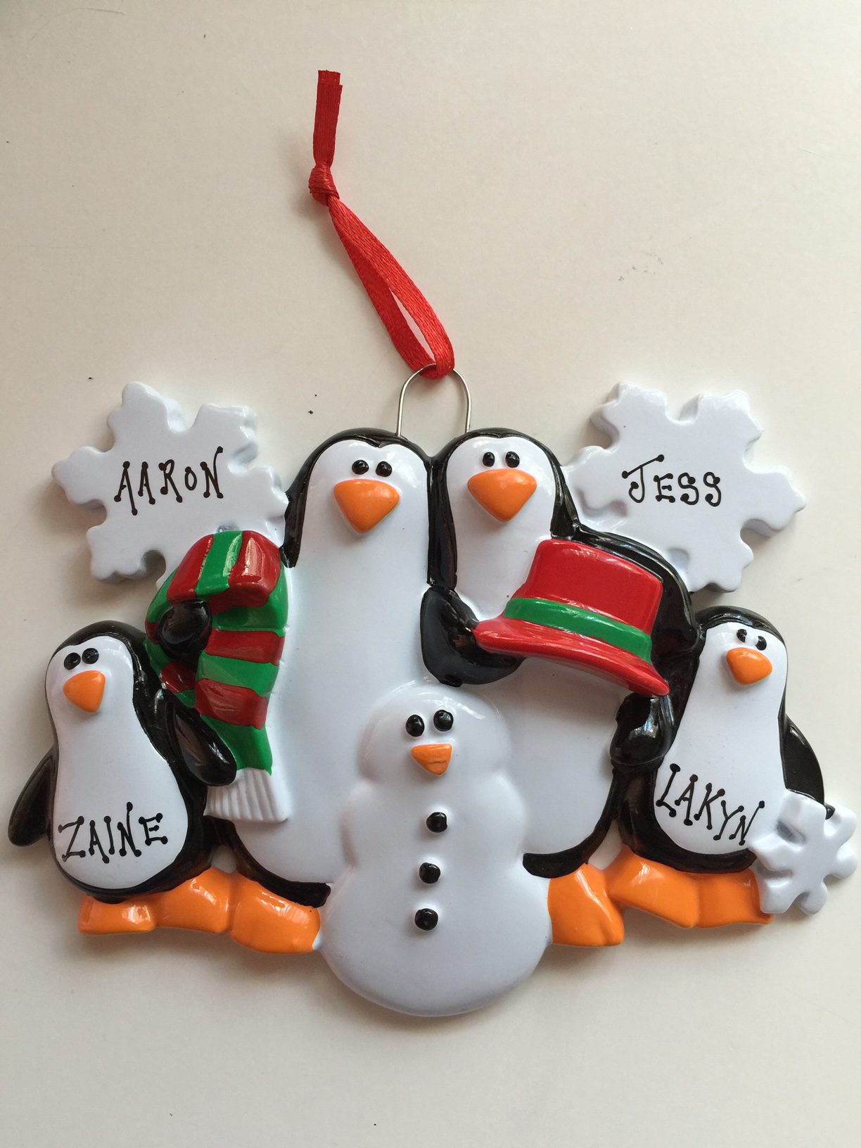 Penguins Making Snowman x 4 - Festive Elf