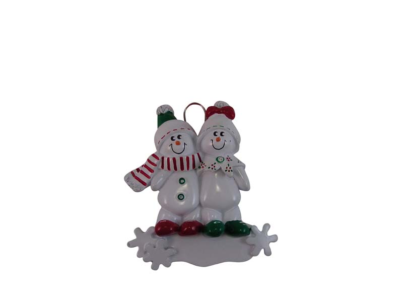 Snowmen Sled Family x 2 - Festive Elf